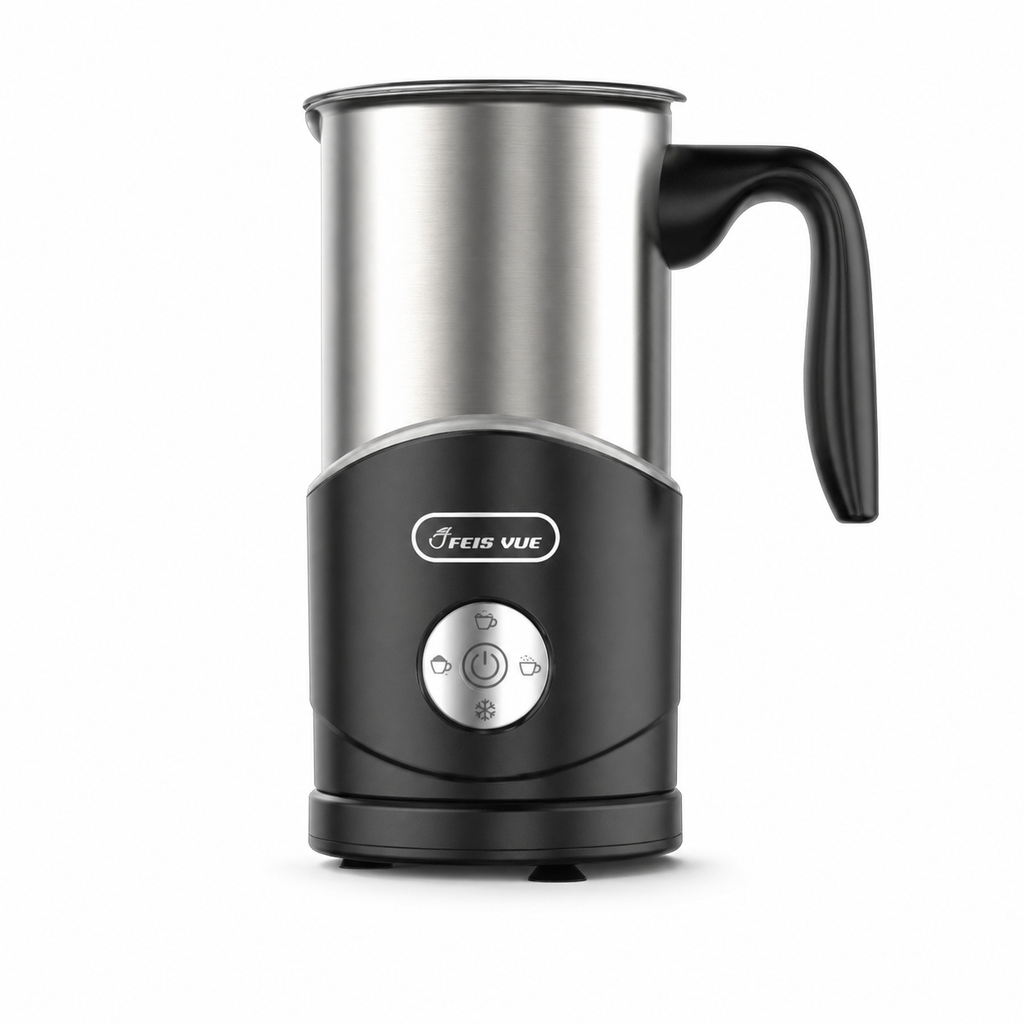 4-in-1 Detachable Milk Frother with Handle Options