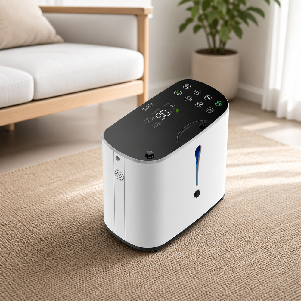 1L Home Oxygen Concentrator with Nebulizer & Touch Control