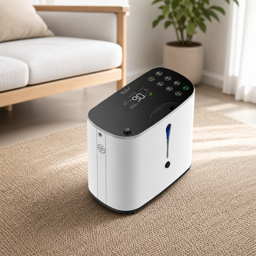 1L Home Oxygen Concentrator with Nebulizer & Touch Control