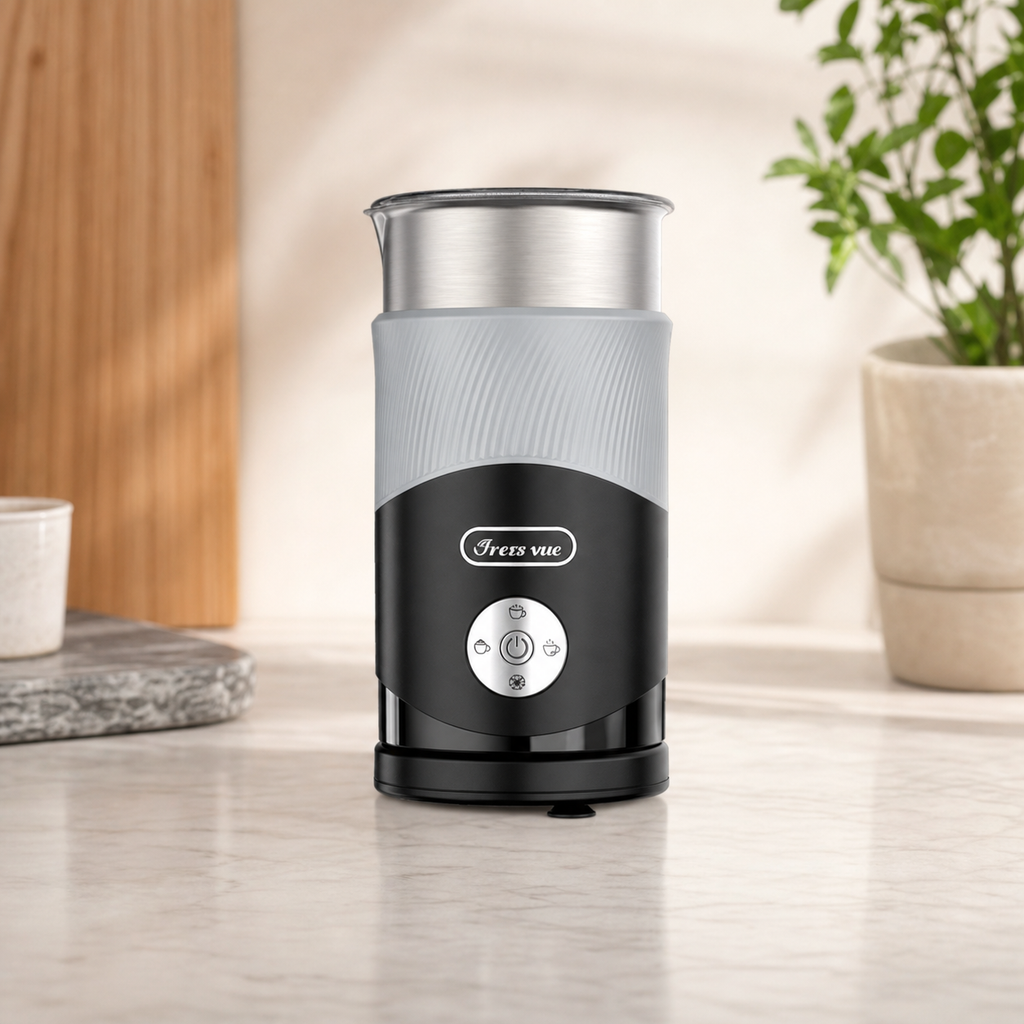 4-in-1 Electric Milk Frother with Detachable Jug