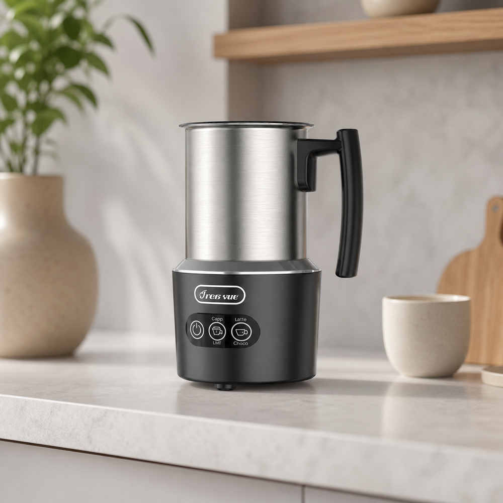 Compact Detachable-Cup Milk Frother