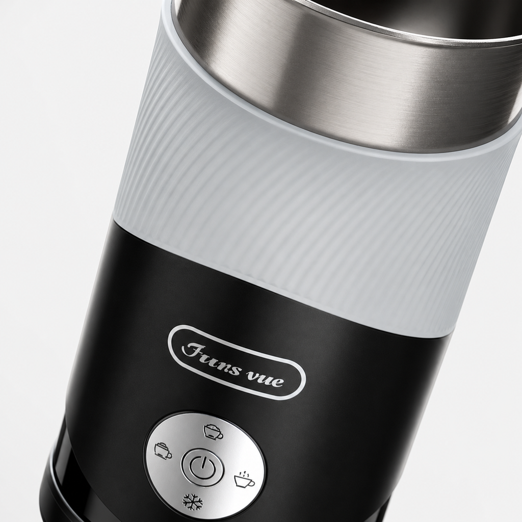 4-in-1 Electric Milk Frother with Detachable Jug