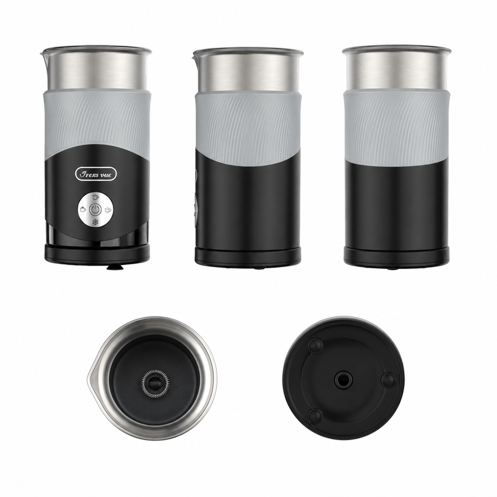 4-in-1 Electric Milk Frother with Detachable Jug