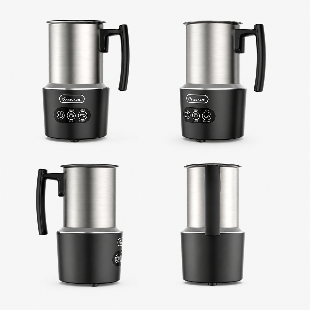 Compact Detachable-Cup Milk Frother