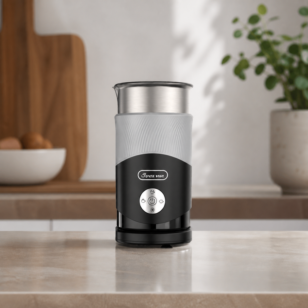 4-in-1 Electric Milk Frother with Detachable Jug