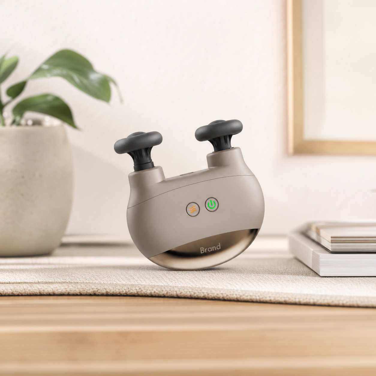 Dual-Head Massage Gun with Optional Heat