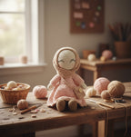 AVINO Handmade Waldorf Doll - Handmade Muslim Hijab Doll