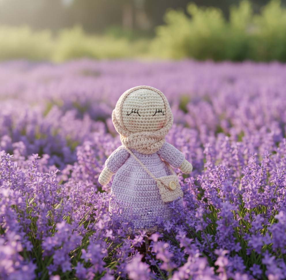 AVINO Handmade Waldorf Doll - Handmade Muslim Hijab Doll