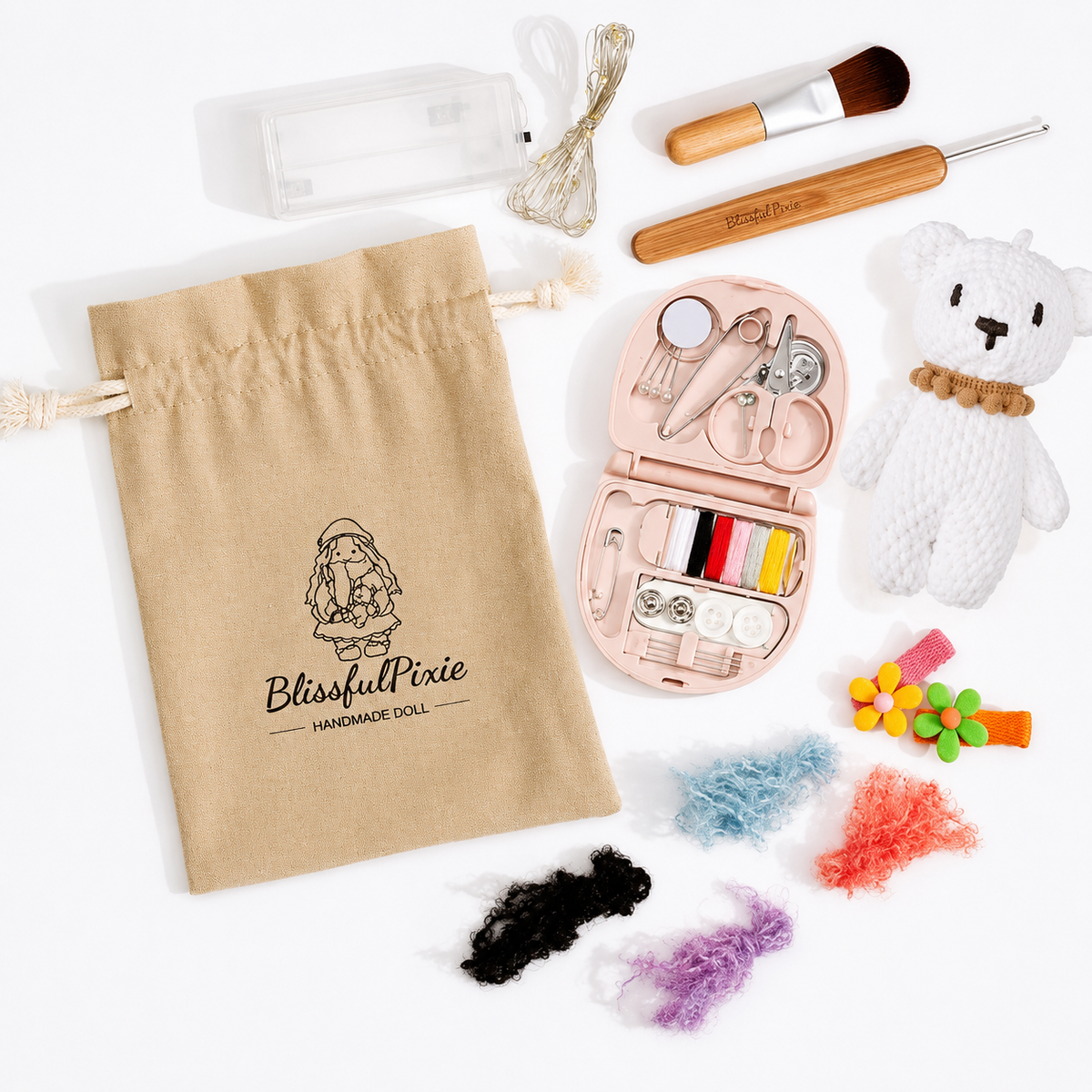 AVINO Handmade Waldorf Doll - Grace Bride