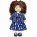 AVINO Handmade Waldorf Doll - Louise - Cute Christmas Holiday Dress