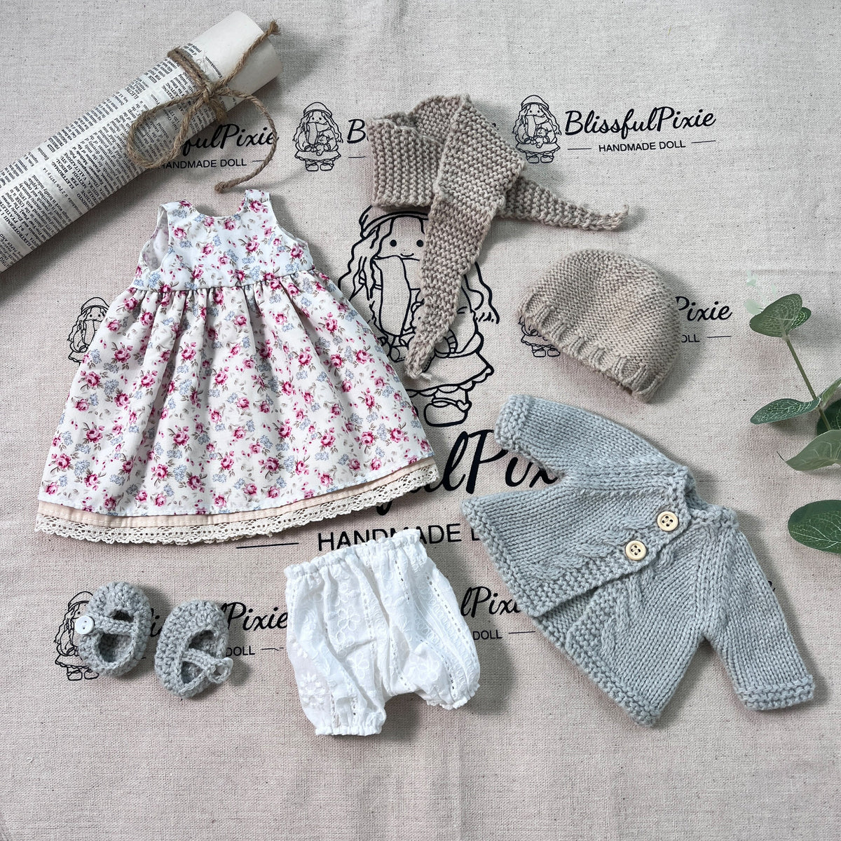 AVINO Handmade Waldorf Doll - Leila