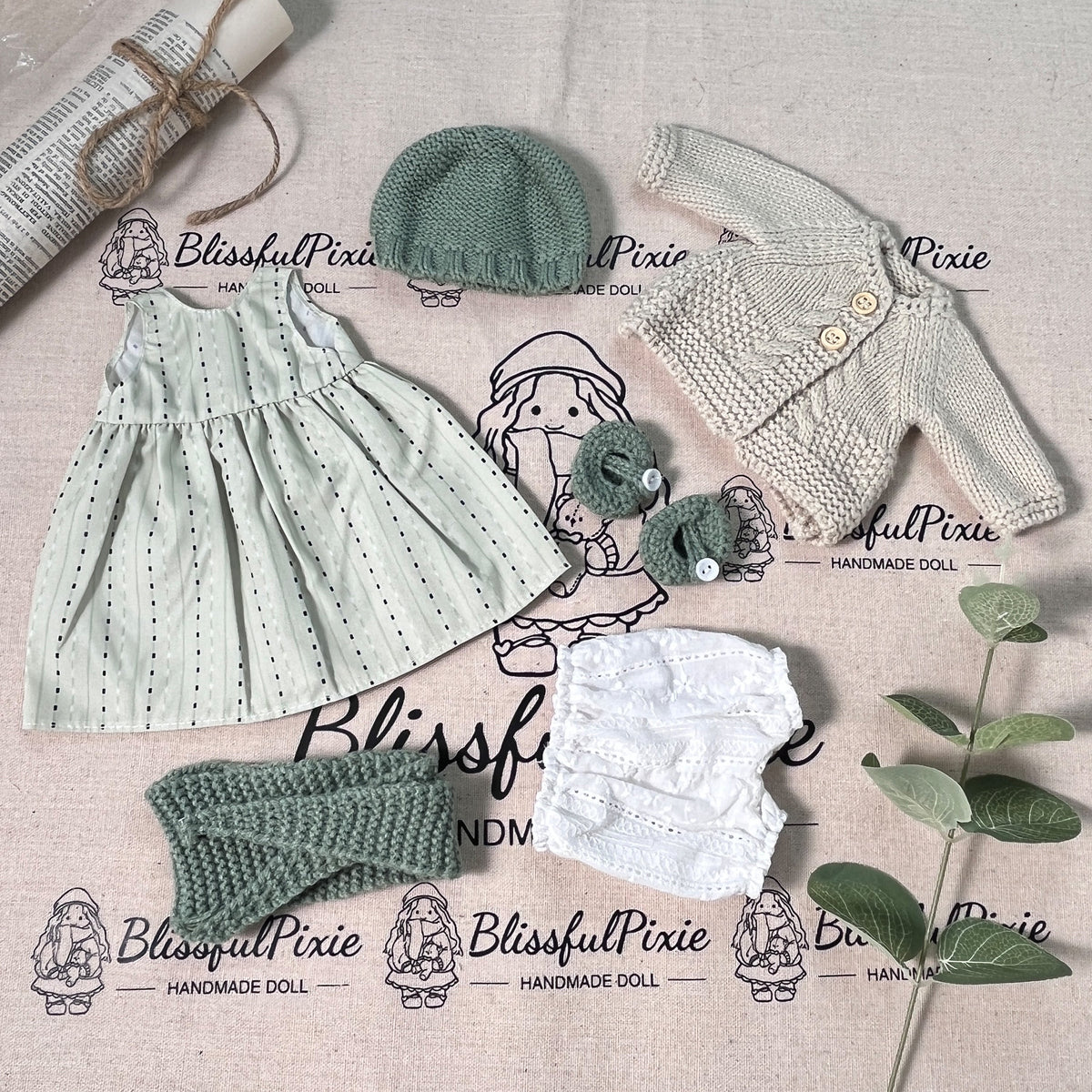 AVINO Handmade Waldorf Doll - Cook