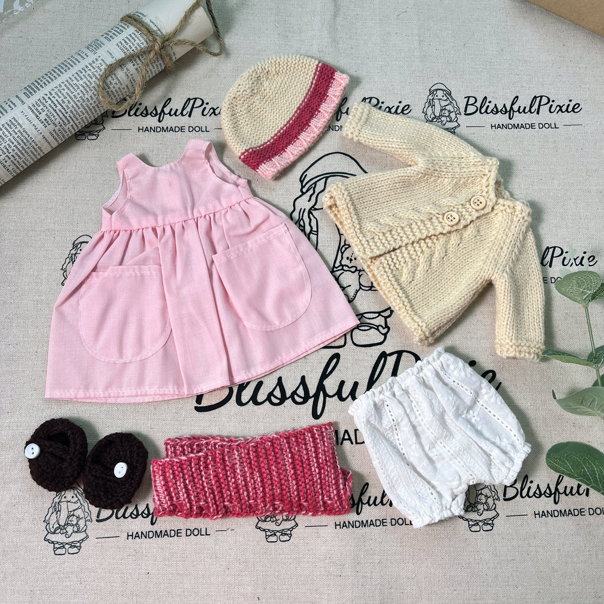 AVINO Handmade Waldorf Doll - Abigail