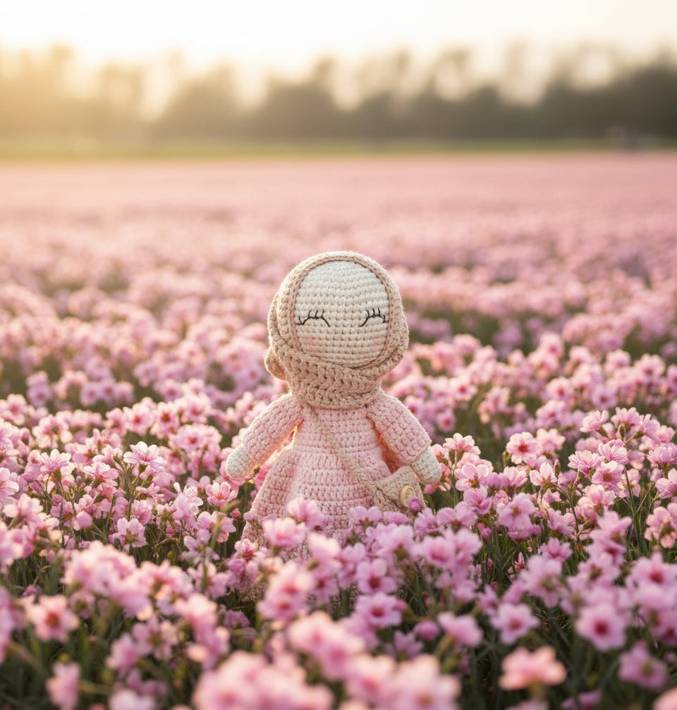 AVINO Handmade Waldorf Doll - Handmade Muslim Hijab Doll