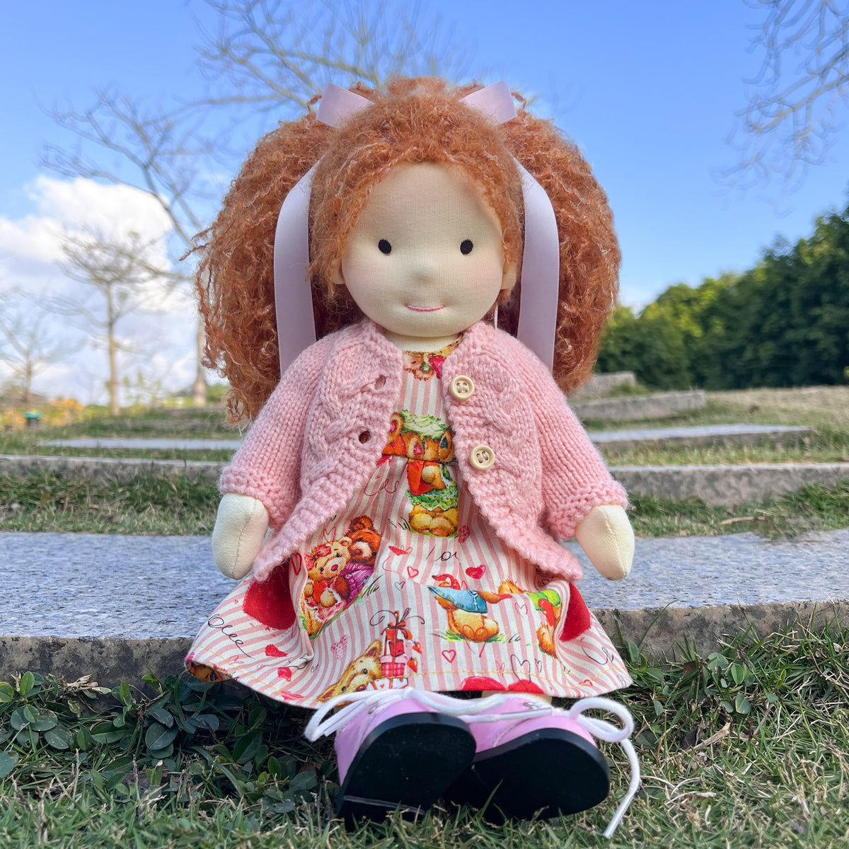 AVINO Handmade Waldorf Doll - Autumn