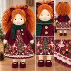 AVINO Handmade Waldorf Doll - Diana - Christmas Holiday Dress
