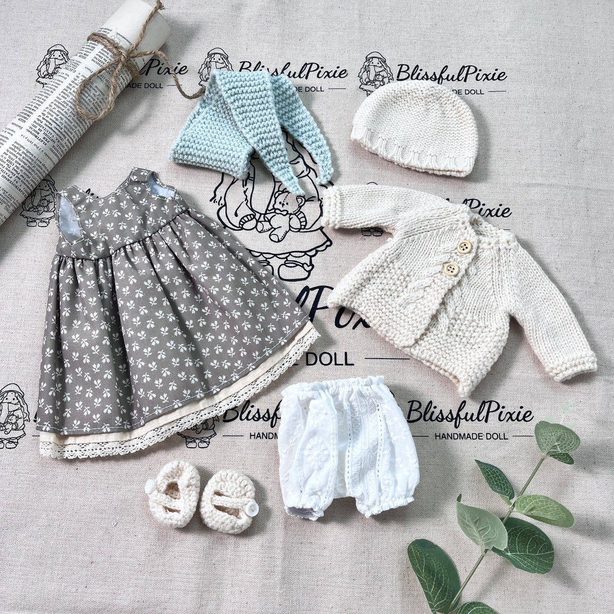 AVINO Handmade Waldorf Doll - Lenka