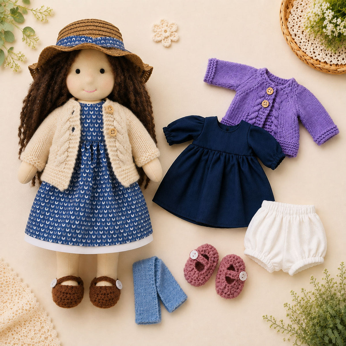 AVINO Handmade Doll Outfit - Basia New Outfit