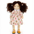 AVINO Handmade Waldorf Doll - Christmas Tree Print Dress