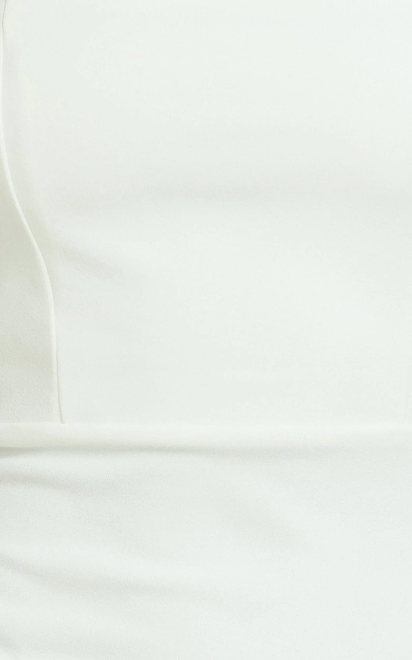 Vanessa Midi Dress - Halter Neck Below Knee Column Dress in White