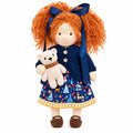 AVINO Handmade Waldorf Doll - Hanne - Cute Christmas Holiday Dress
