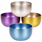 Premium Titanium Rice Bowls – Lightweight Double-Layer Insulated 400ml Bowls