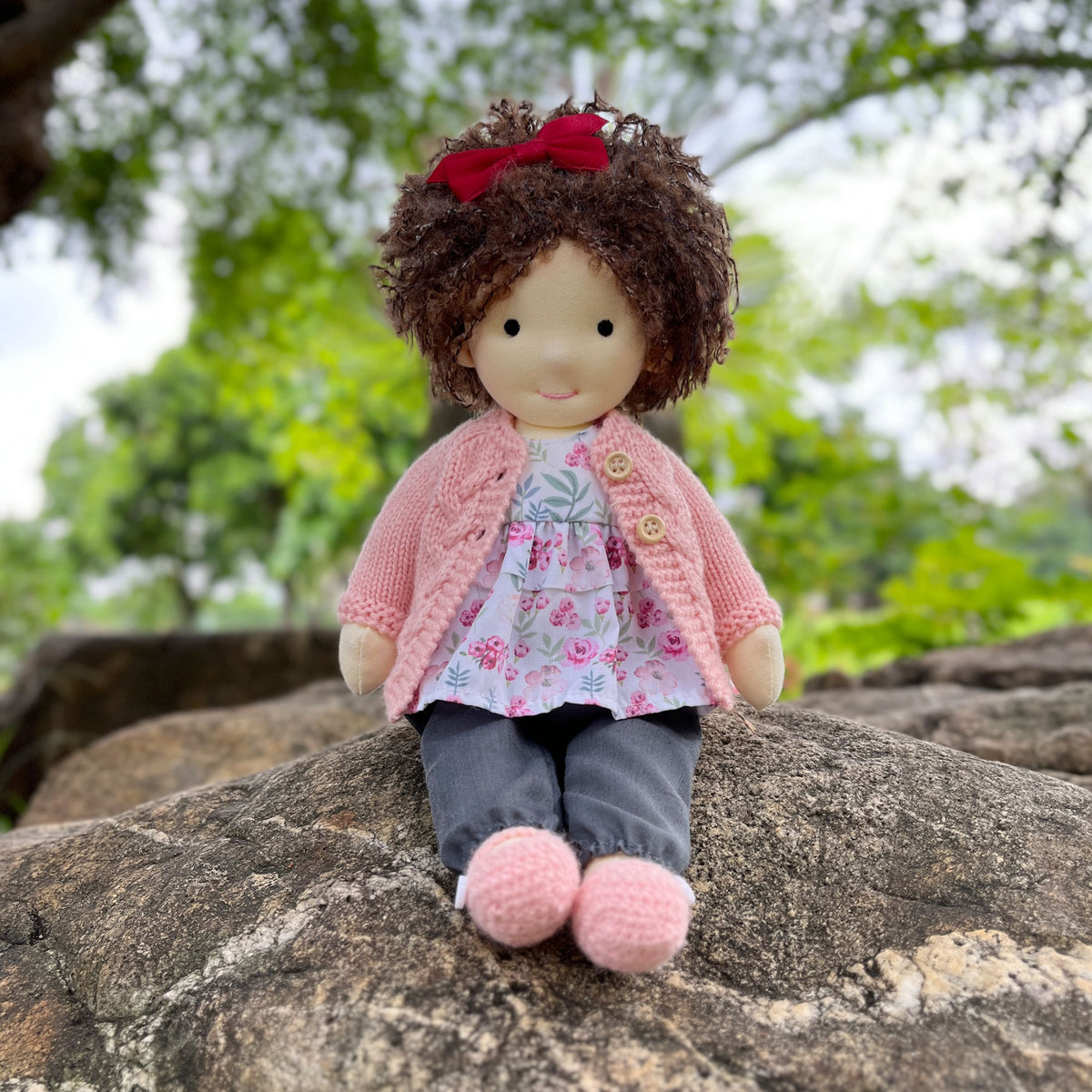 AVINO Handmade Waldorf Doll - Ava