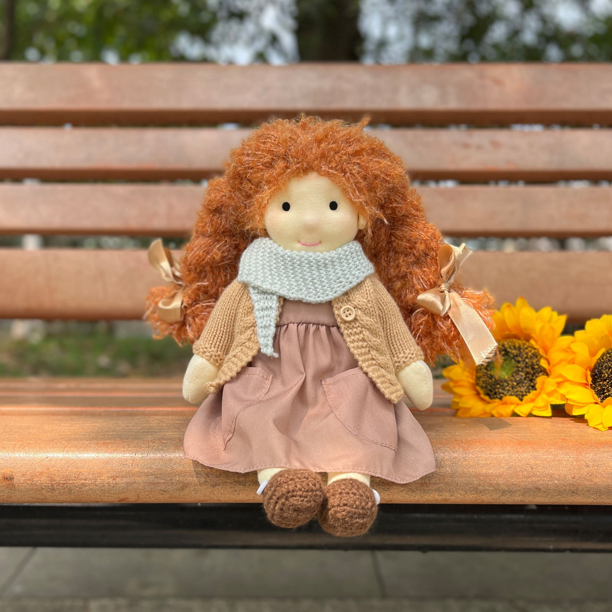 AVINO Handmade Waldorf Doll - Leah