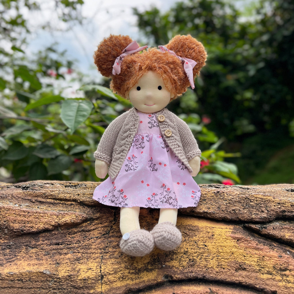 AVINO Handmade Waldorf Doll - Hazel