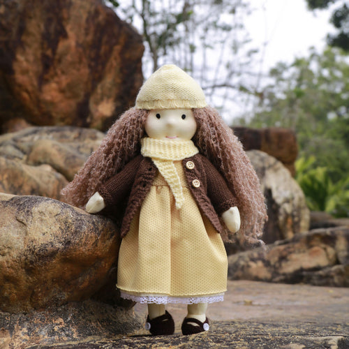 AVINO Handmade Waldorf Doll - Amelia