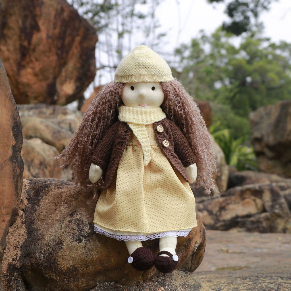 AVINO Handmade Waldorf Doll - Amelia