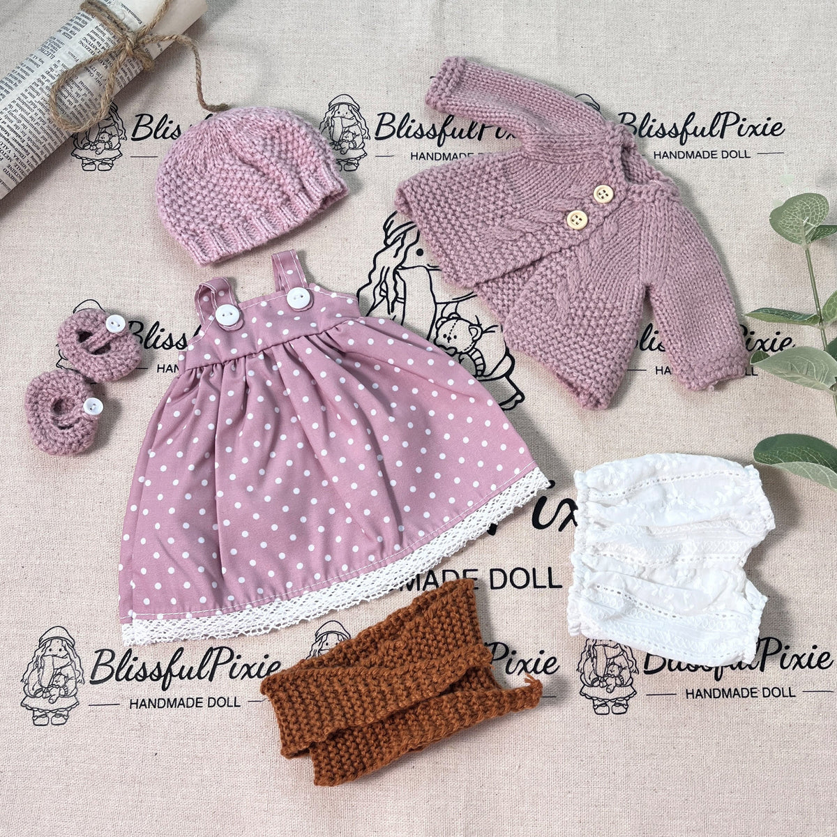 AVINO Handmade Waldorf Doll - Gabrielle