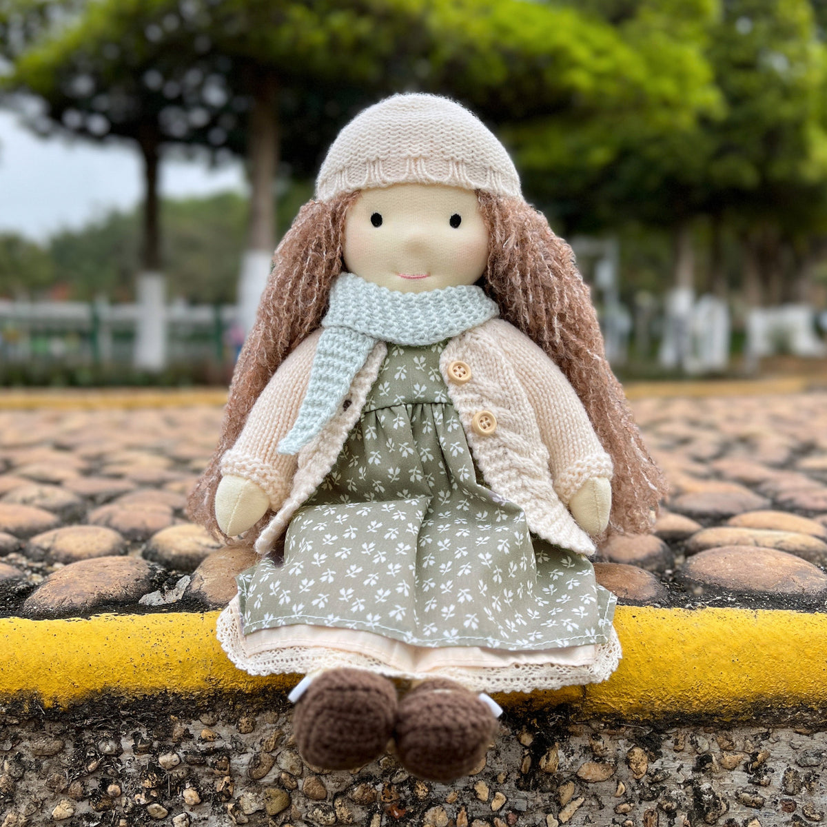 AVINO Handmade Waldorf Doll - Lenka
