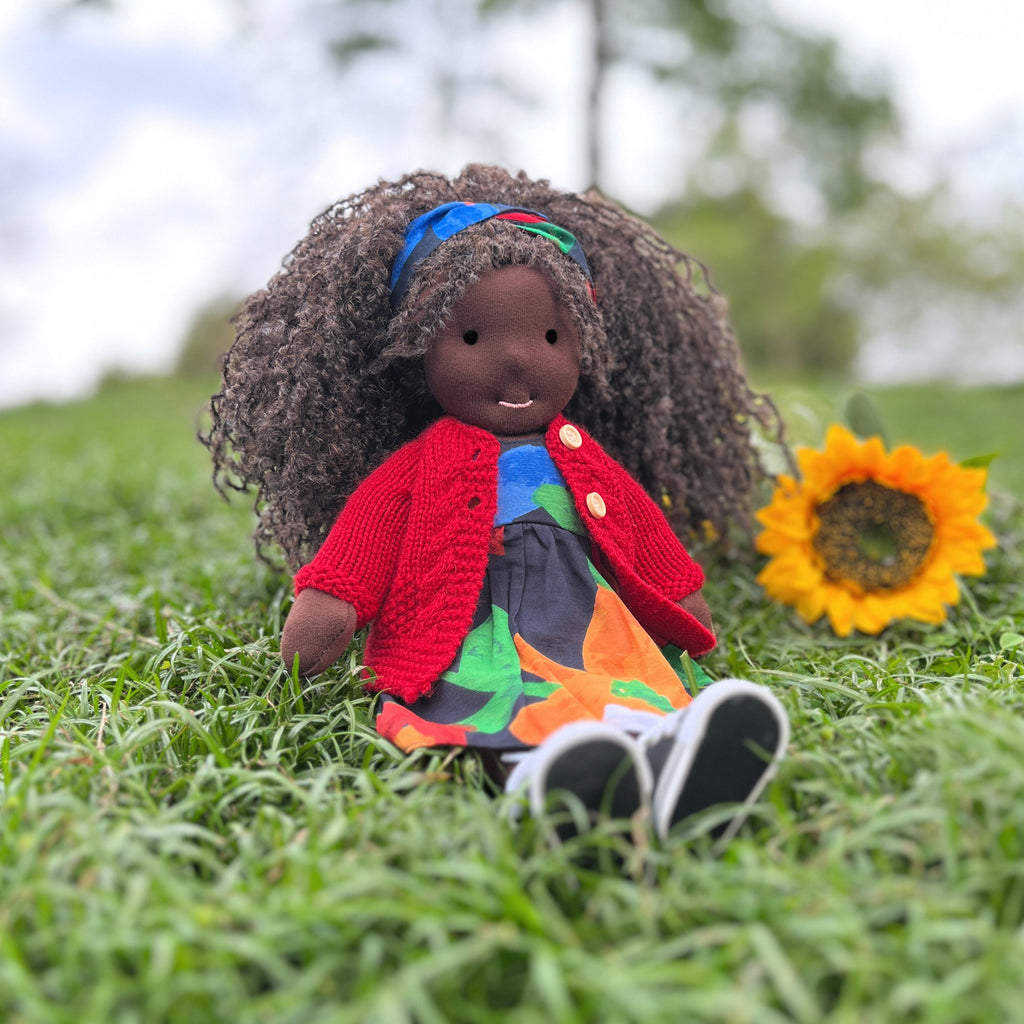 AVINO Handmade Waldorf Doll - Scarlett