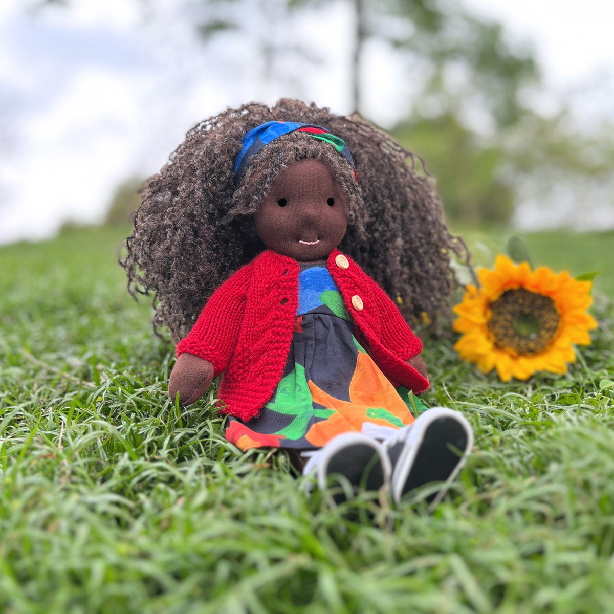 AVINO Handmade Waldorf Doll - Scarlett