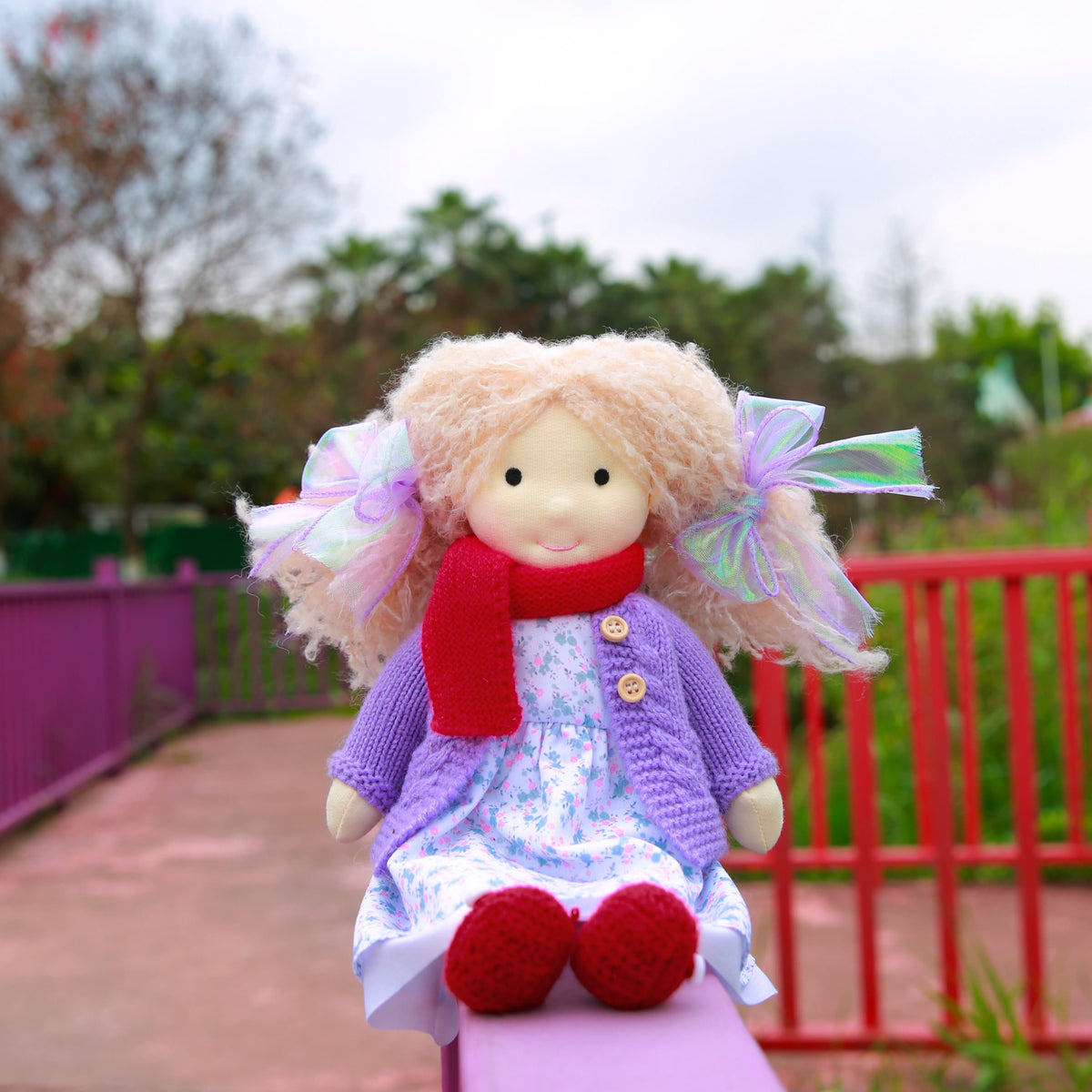 AVINO Handmade Waldorf Doll - Lillian