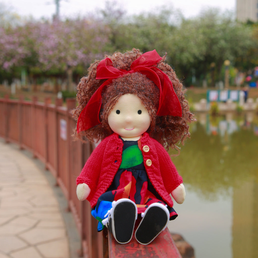 AVINO Handmade Waldorf Doll - Adeline