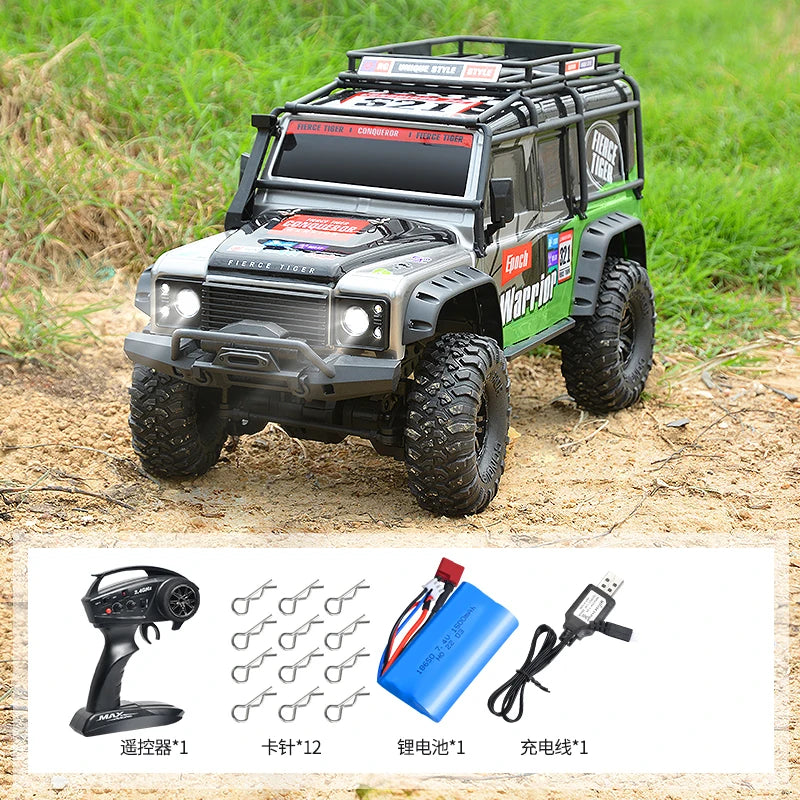HB ZP1005 1:36 4WD RC Rock Crawler, Off-Road Remote Control Car - Product View 2