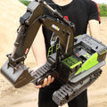 1593 12 Channel RC Excavator, Semi-Alloy Remote Control Digger - Product View 1