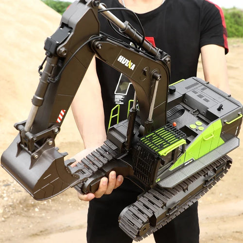 1593 12 Channel RC Excavator, Semi-Alloy Remote Control Digger - Product View 1