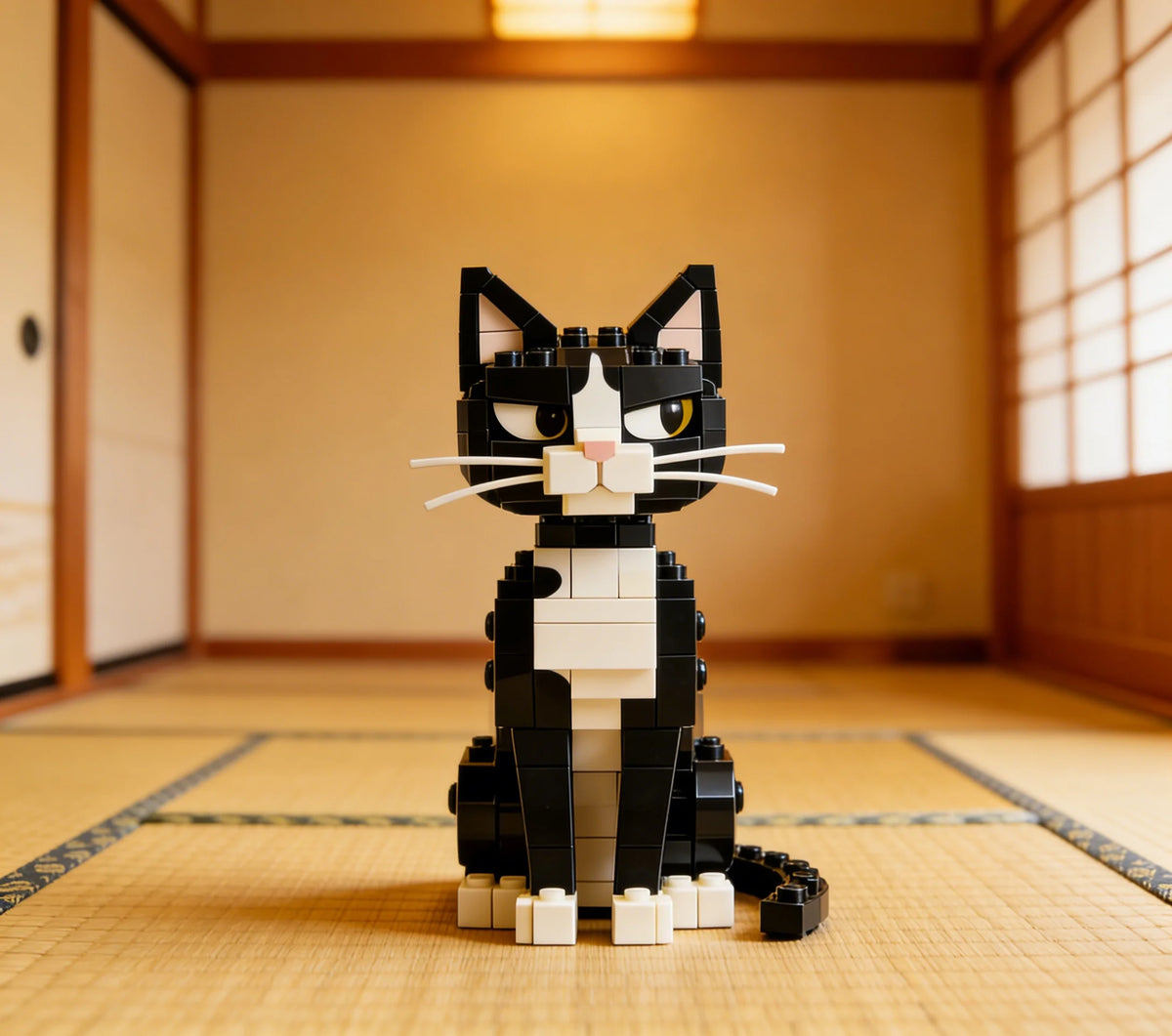 Cat Micro Block Building Set for DIY Pet Figure Collectors - Product View 2