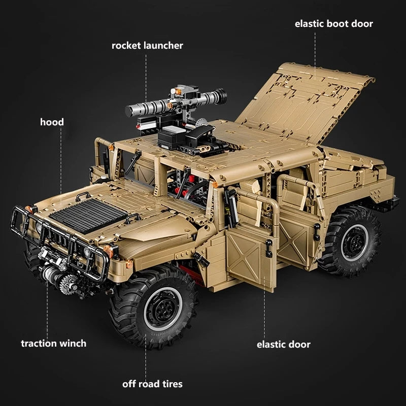 Cada C61036 1:8 RC Car Building Set with 3935 Pieces for Adult Builders - Product View 4