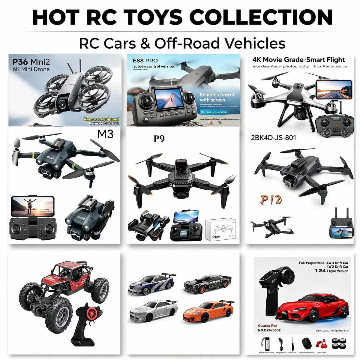 1:18 Brushless RC Flatbed Trailer Truck JS-801, Metal Build - Product View 6