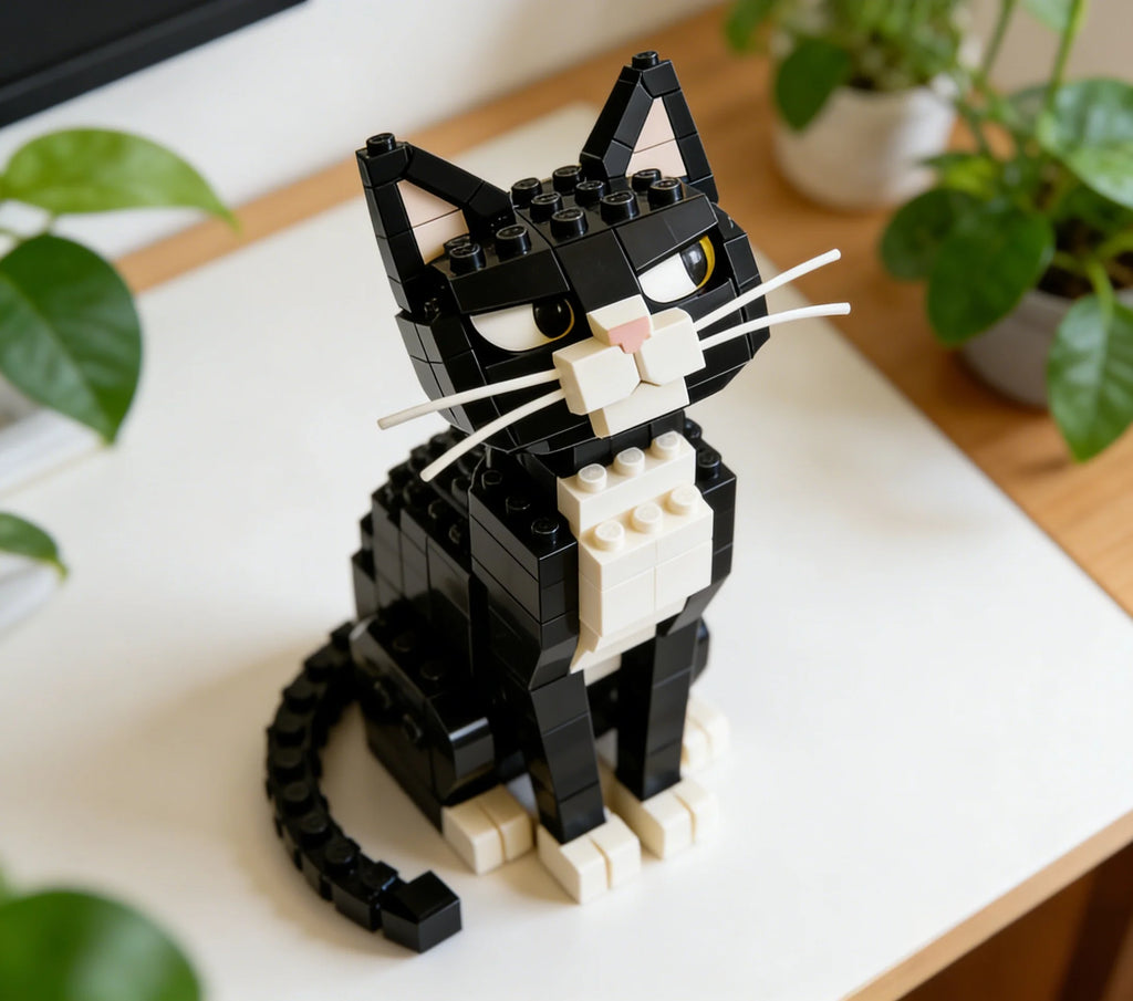 Cat Micro Block Building Set for DIY Pet Figure Collectors - Product View 6
