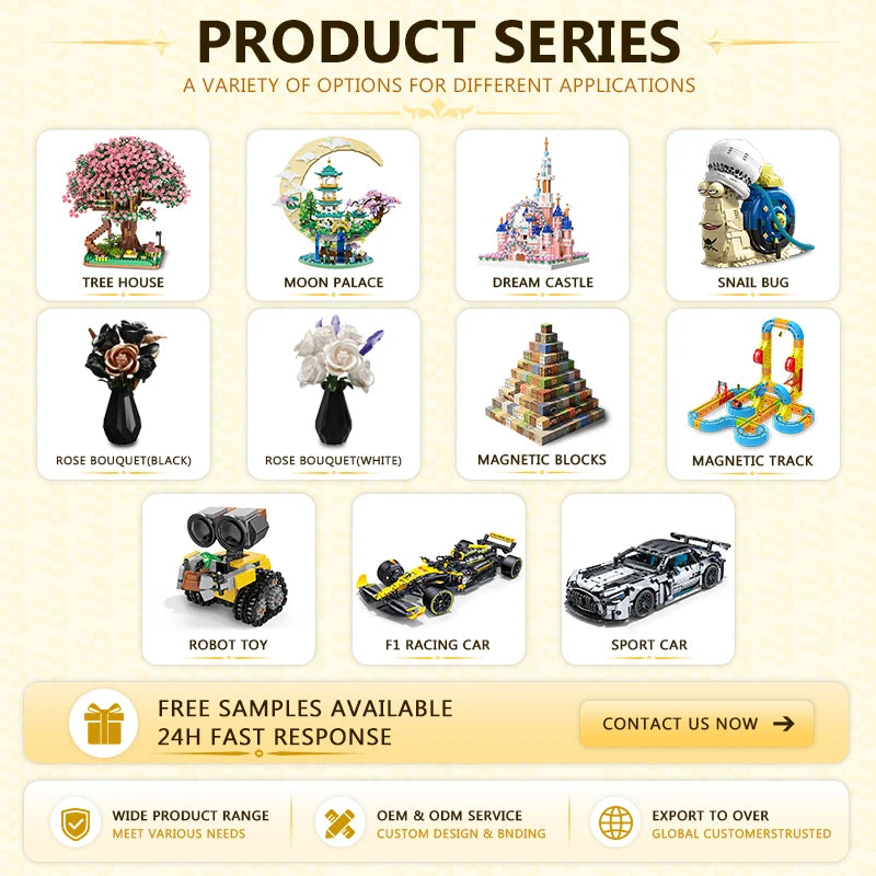 V5004 4123-Piece Robot Building Block Set, Educational Model Kit - Product View 6