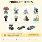 V5004 4123-Piece Robot Building Block Set, Educational Model Kit - Product View 6