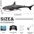 2.4GHz Remote Control Shark Boat Toy for Summer Water Play - Product View 5