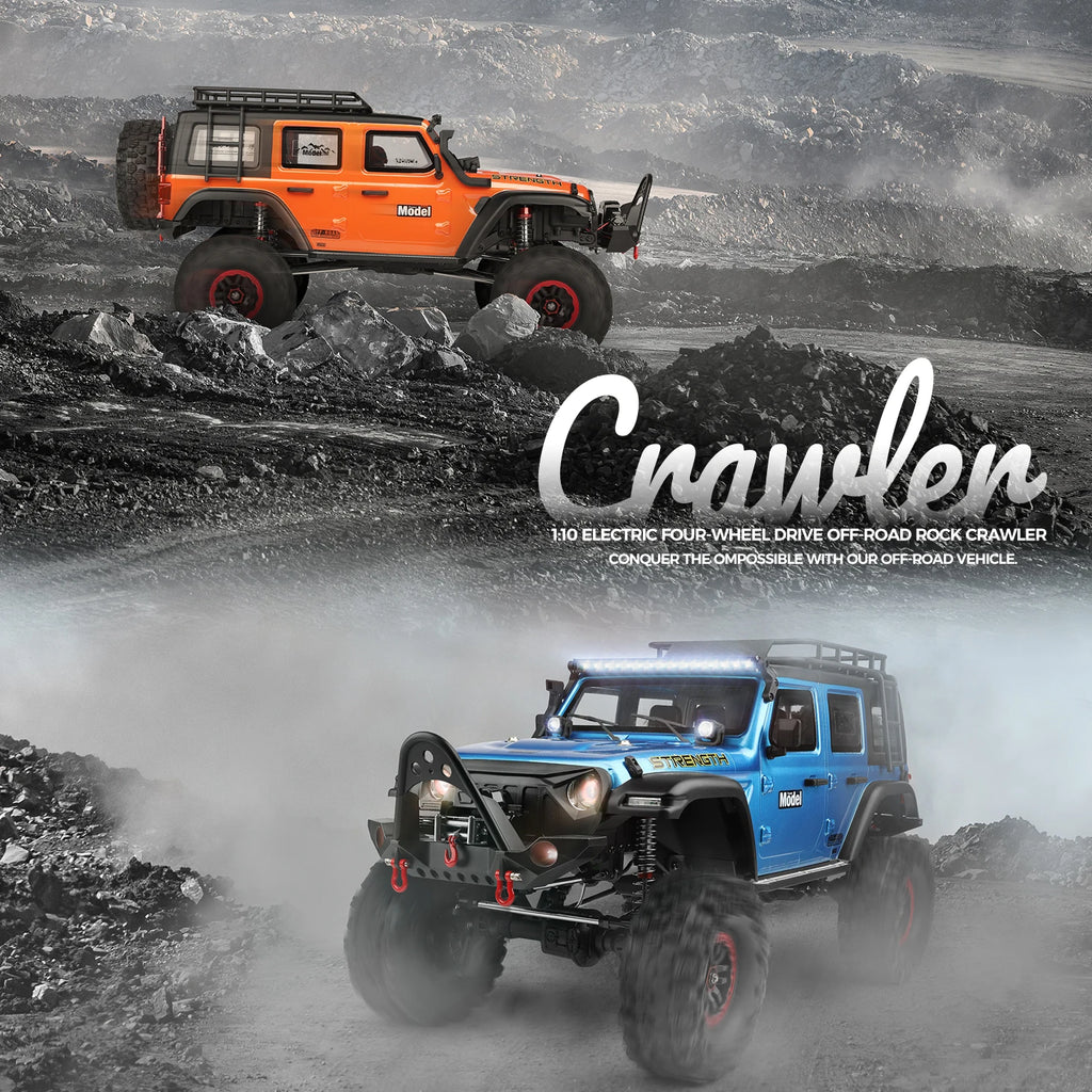 WLtoys 104010 1:10 RC Rock Crawler with 4-Wheel Drive for Kids - Product View 3