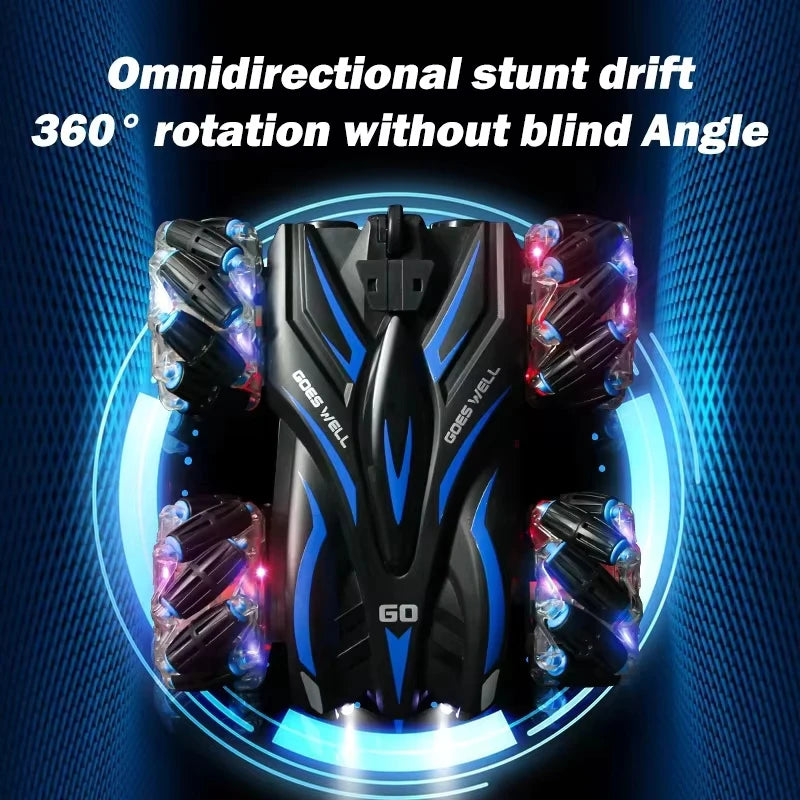 2.4G RC Stunt Drift Car, 360 Degree Climbing Toy with Lights - Product View 5