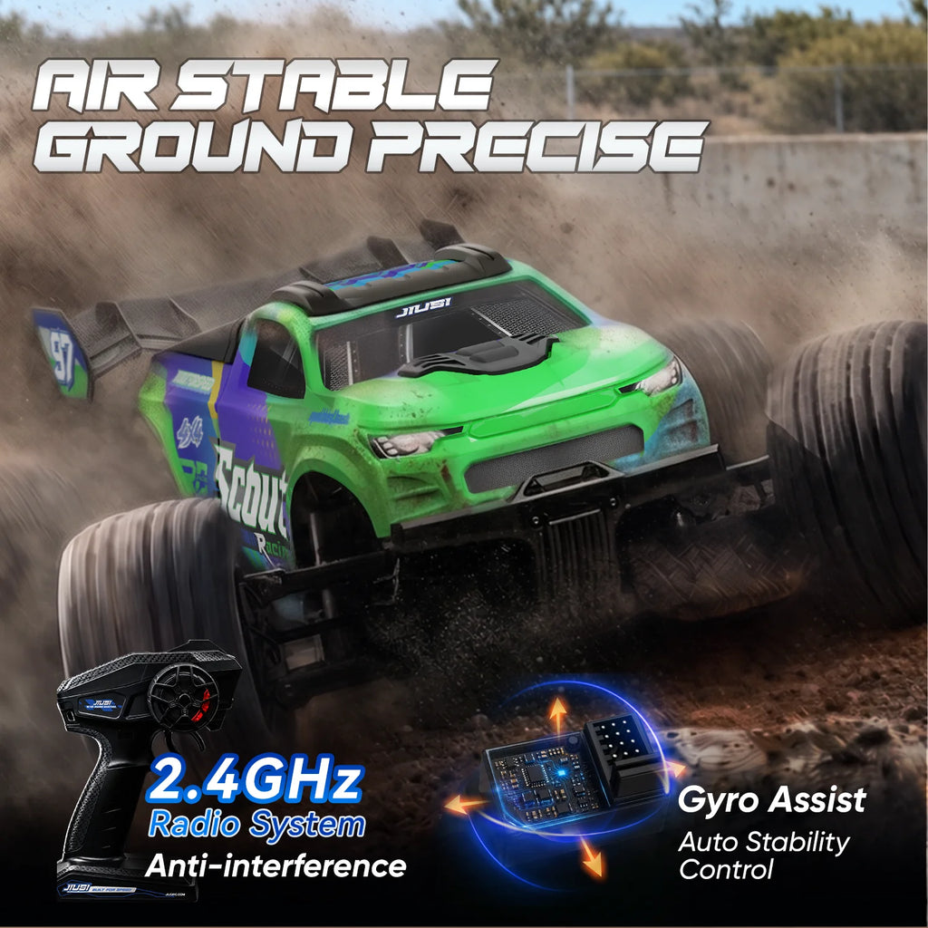 JIUSI SC10 1:10 4WD RC Monster Truck, Off-Road Remote Control Car - Product View 2